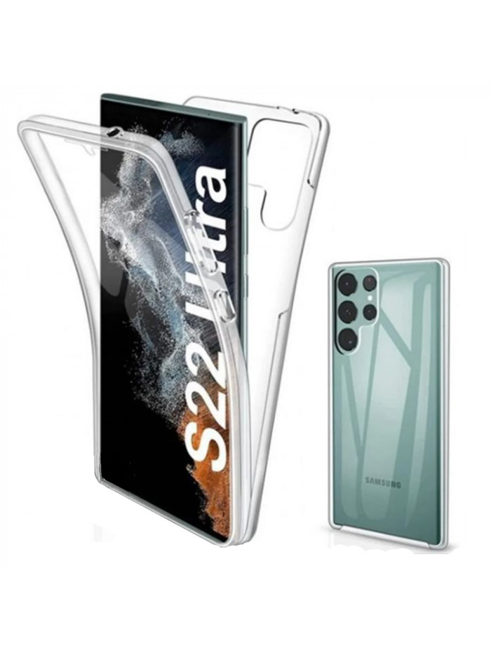 Coque 360 pour Samsung Galaxy S22 Ultra – Coloris Transparent