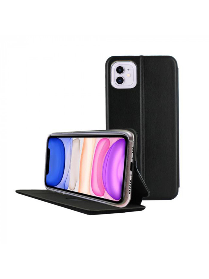 Etui Business fermeture magnétique pour iPhone 11 – Coloris Noir