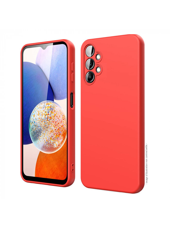 Coque softy touch pour Samsung Galaxy A52 4G / 5G / S – Coloris Rouge