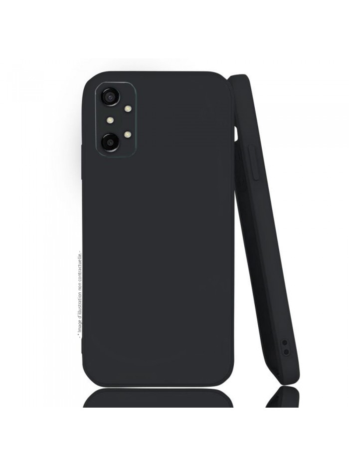 Coque softy touch pour Samsung Galaxy A04S – Coloris Noir