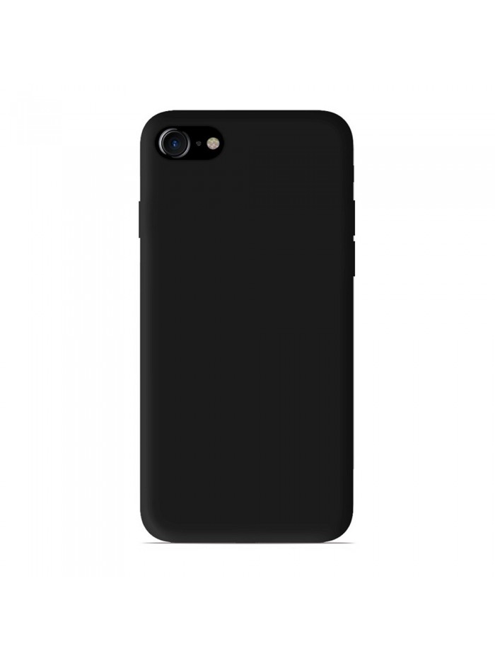 Coque softy touch pour iPhone 7 / 8 / S2 / S3 – Coloris Noir