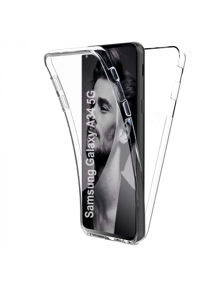 Coque 360 pour Samsung Galaxy A34 – Coloris Transparent