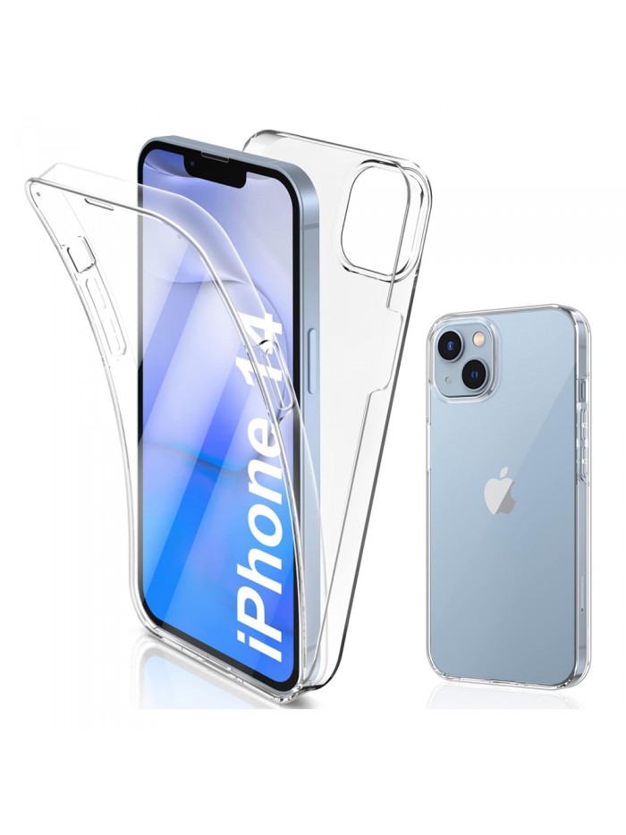 Coque 360 pour iPhone 14 – Coloris Transparent