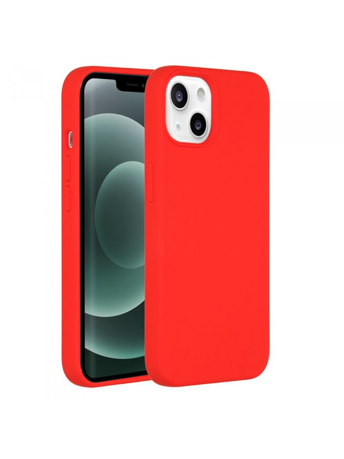 Coque softy touch pour iPhone 13 Mini – Coloris Rouge