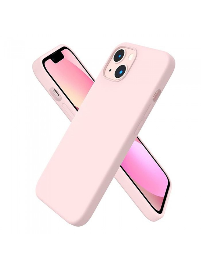 Coque softy touch pour iPhone 13 – Coloris Rose