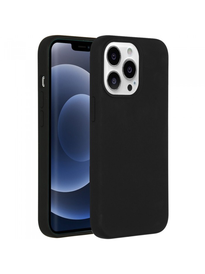 Coque softy touch pour iPhone 13 Pro – Coloris Noir