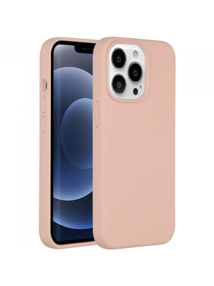 Coque softy touch pour iPhone 13 Pro – Coloris Rose