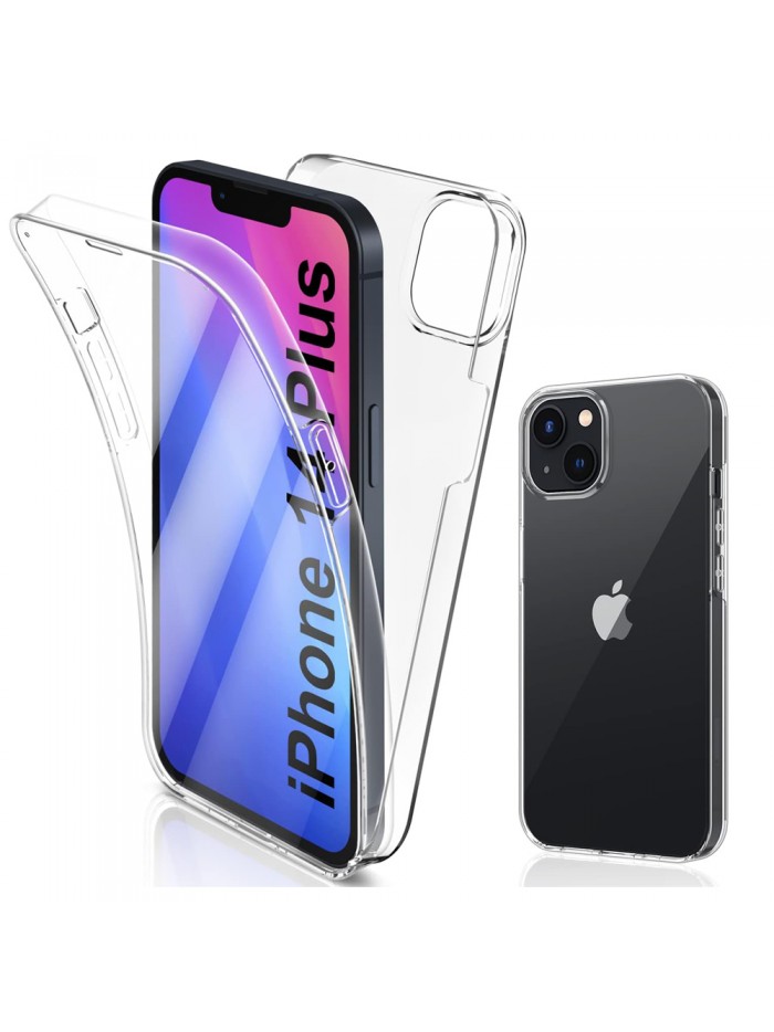 Coque 360 pour iPhone 14 Plus – Coloris Transparent