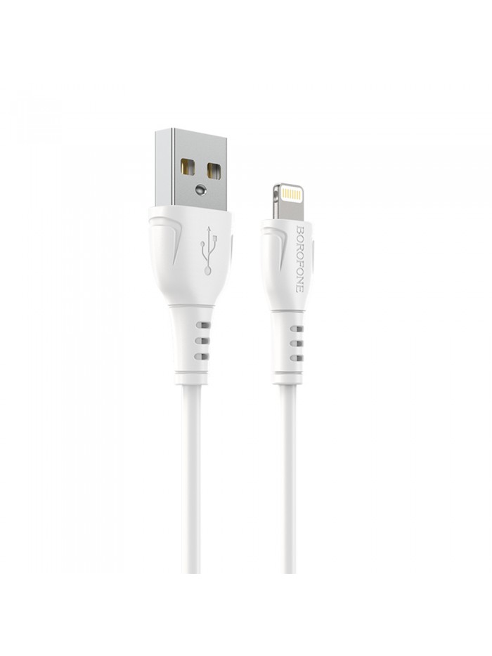 BOROFONE , Câble USB-C / Lightning - Blanc