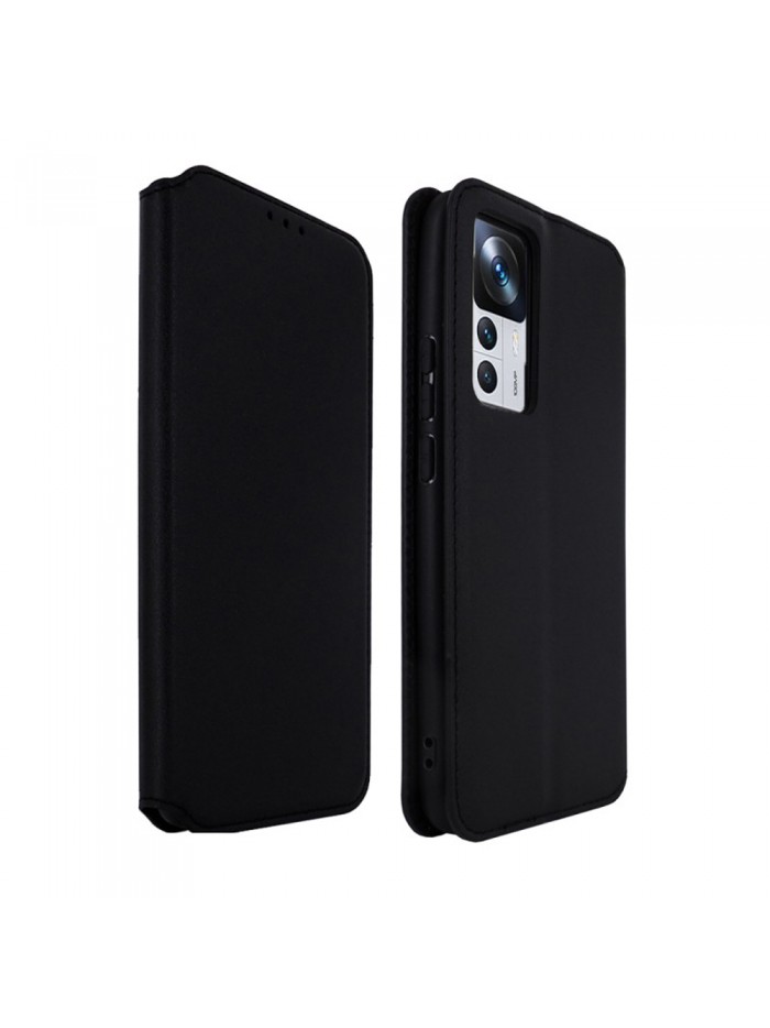 Book case sans fenêtre pour Xiaomi 12T/12T Pro - Coloris Noir