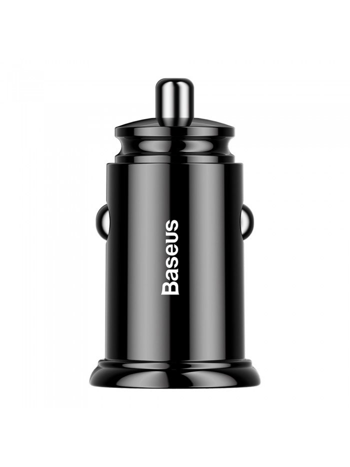 BASEUS , Adaptateur allume cigare 30W - 2XUSB - Noir