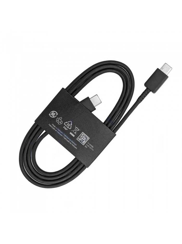 Câble data origine Samsung 5A - USB-C/USB-C - Noir