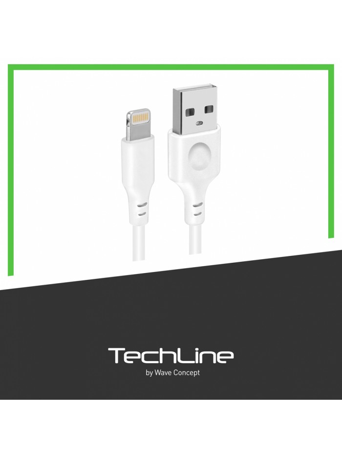 Cable Data Lightning 2A 1 Metre Tech Line