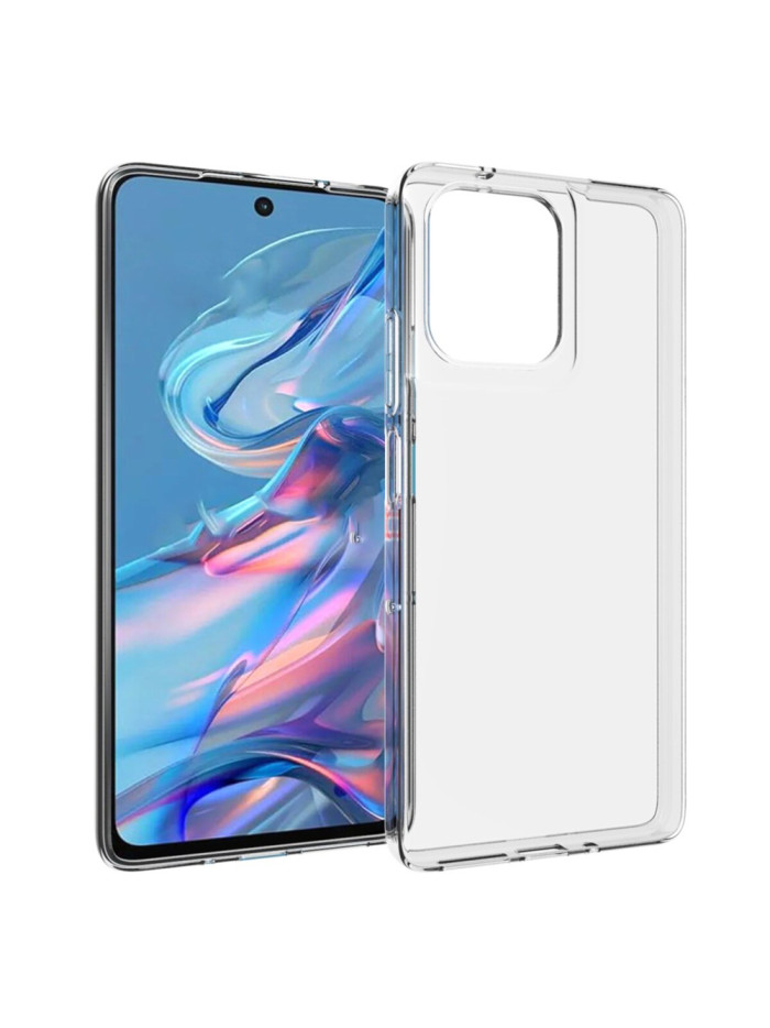 Coque Minigel  Slim pour Motorola G75 - Coloris Transparent